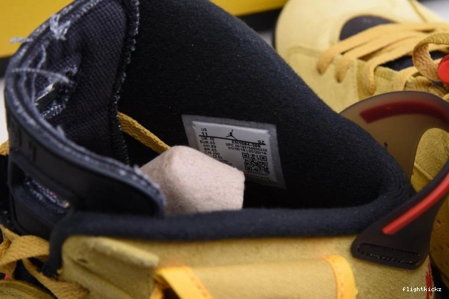 SCOTT YELLOW AIR 6 X TRAVIS JORDAN CN1084-300 0917